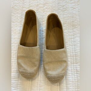 Sperry Women's Beige Espadrille Slip-On Flats Size 6.5